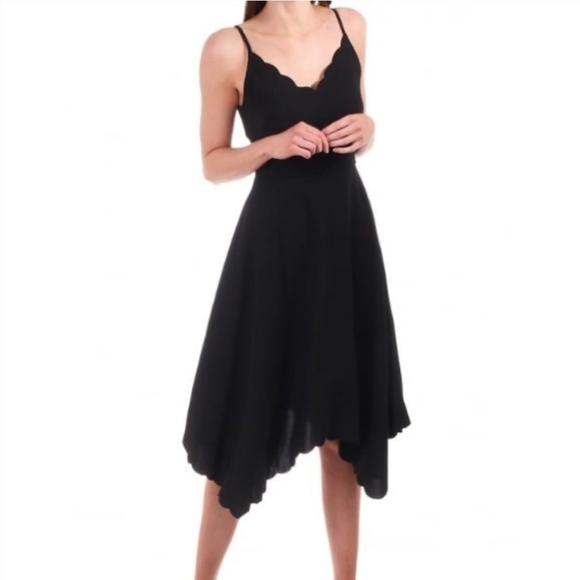 Ted Baker London Scallop Simbah Asymmetric Dress - Picture 5 of 12